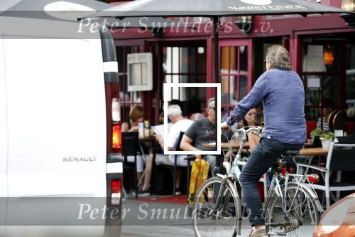 Amsterdam 18 juli 2018
Robert ten Brink op de fiets in Amsterdam
