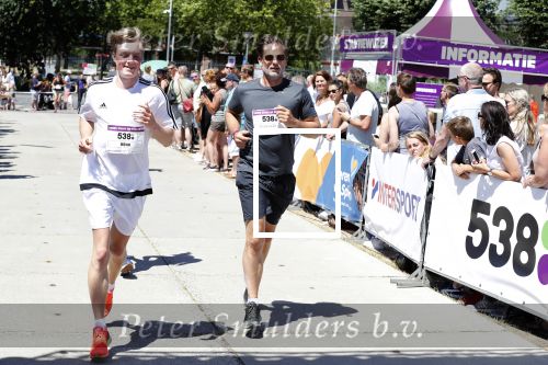 Amsterdam 1 juli 2018
Edwin Evers Run bij het science park met vele bners. Ronald de Boer met zijn dochter Demi