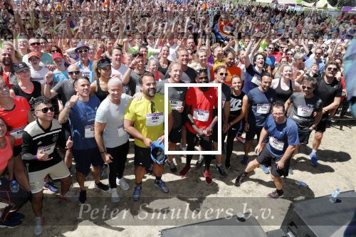Amsterdam 1 juli 2018
Edwin Evers Run bij het science park met vele bners. Ronald de Boer met zijn dochter Demi