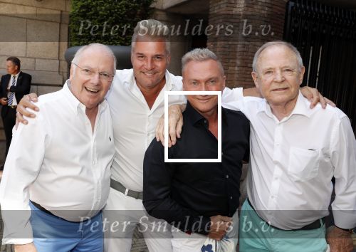 Amsterdam 15 juli 2018
Frits Huffnagel feestje voor zijn 50e verjaardag bij hotel the Grand. Ronnie Tober en Jan Jochems