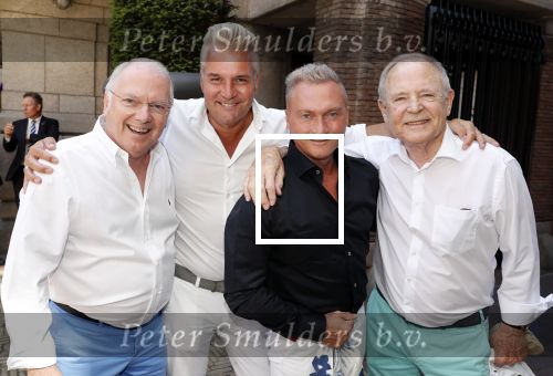Amsterdam 15 juli 2018
Frits Huffnagel feestje voor zijn 50e verjaardag bij hotel the Grand. Ronnie Tober en Jan Jochems