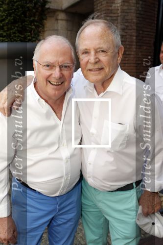Amsterdam 15 juli 2018
Frits Huffnagel feestje voor zijn 50e verjaardag bij hotel the Grand. Ronnie Tober en Jan Jochems