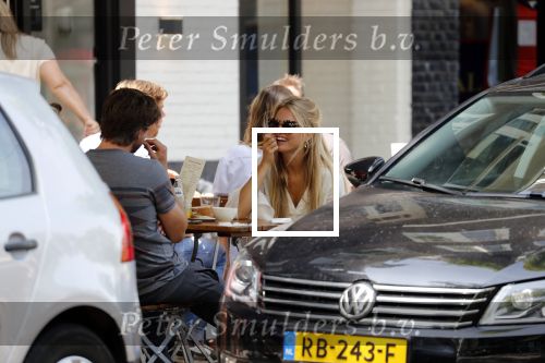 Amsterdam 19 juli 2018
Rick Brandsteder met zijn vriendin Roosje Kuizenga op terras.