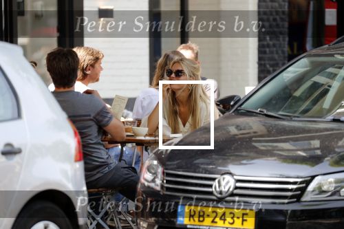 Amsterdam 19 juli 2018
Rick Brandsteder met zijn vriendin Roosje Kuizenga op terras.