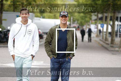Amsterdam 9 juli 2018
Ruud Gullit met zijn zoon Maxim en Dj Johnny Kelvin.