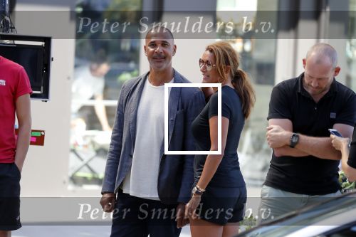 Amsterdam 31 juli 2018
Opnames commercial Ziggo met Max Verstappen en Ruud Gullit. Ruud met zijn vriendin Karin de Rooy