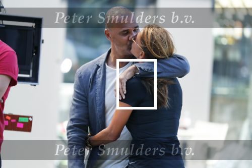 Amsterdam 31 juli 2018
Opnames commercial Ziggo met Max Verstappen en Ruud Gullit. Ruud met zijn vriendin Karin de Rooy