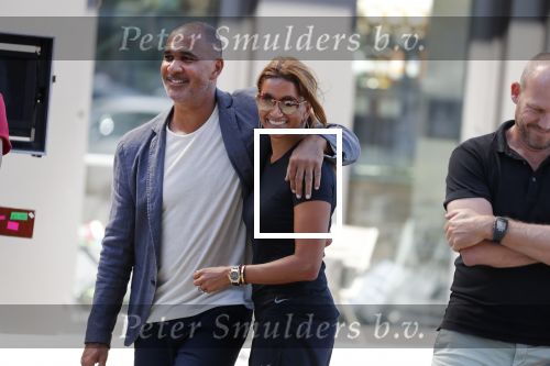 Amsterdam 31 juli 2018
Opnames commercial Ziggo met Max Verstappen en Ruud Gullit. Ruud met zijn vriendin Karin de Rooy