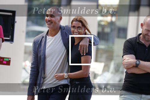 Amsterdam 31 juli 2018
Opnames commercial Ziggo met Max Verstappen en Ruud Gullit. Ruud met zijn vriendin Karin de Rooy