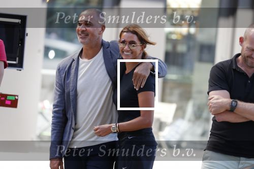 Amsterdam 31 juli 2018
Opnames commercial Ziggo met Max Verstappen en Ruud Gullit. Ruud met zijn vriendin Karin de Rooy