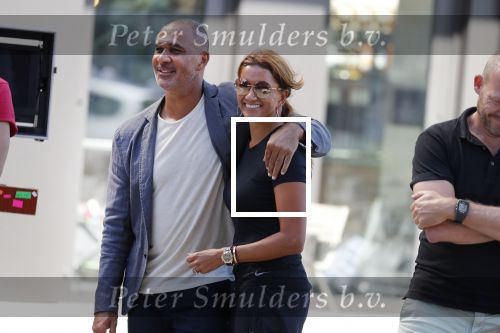 Amsterdam 31 juli 2018
Opnames commercial Ziggo met Max Verstappen en Ruud Gullit. Ruud met zijn vriendin Karin de Rooy