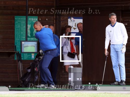 Tilburg, 2 Juni 2018 GC Prise d\'EauLegends Golf Trophy
Marco v Basten en Ruud Gullit op de driving Range