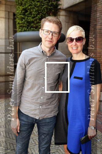 Amsterdam 15 juli 2018
Frits Huffnagel feestje voor zijn 50e verjaardag bij hotel the Grand. Sander Dekker met vrouw