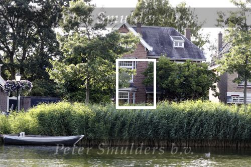 Weesp 4 juli 2018
Sara Kroos haar huis / huizen (de 2 linker) aan de vecht in Weesp