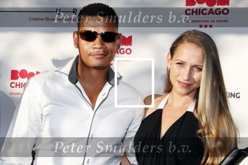 Amsterdam 14 juli 2018
25 jaar boom boom chicago in Carre. Sergio Romero Ijssel met zijn vriendin Rosanne
