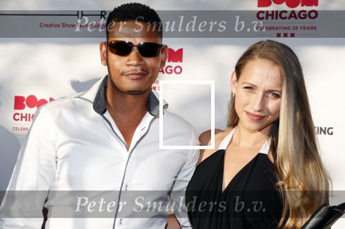 Amsterdam 14 juli 2018
25 jaar boom boom chicago in Carre. Sergio Romero Ijssel met zijn vriendin Rosanne