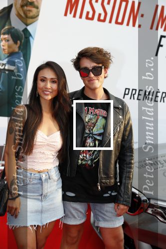 Amsterdam 30 juli 2018
Premiere Mission Impossible in Pathe Arena. Sheling Kamkes en Leroy Jory