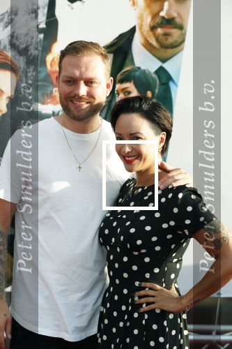 Amsterdam 30 juli 2018
Premiere Mission Impossible in Pathe Arena. Sonja Silva met man Pyke Pos