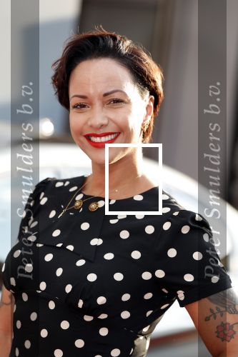 Amsterdam 30 juli 2018
Premiere Mission Impossible in Pathe Arena. Sonja Silva met man Pyke Pos
