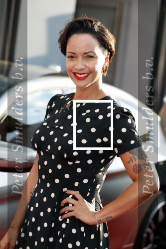 Amsterdam 30 juli 2018
Premiere Mission Impossible in Pathe Arena. Sonja Silva met man Pyke Pos