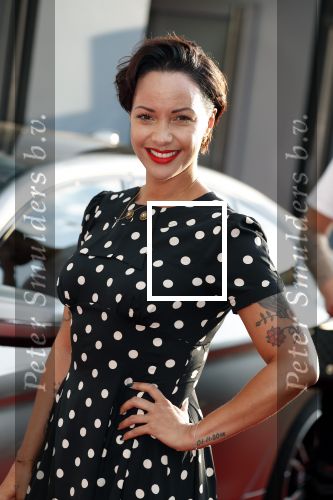 Amsterdam 30 juli 2018
Premiere Mission Impossible in Pathe Arena. Sonja Silva met man Pyke Pos