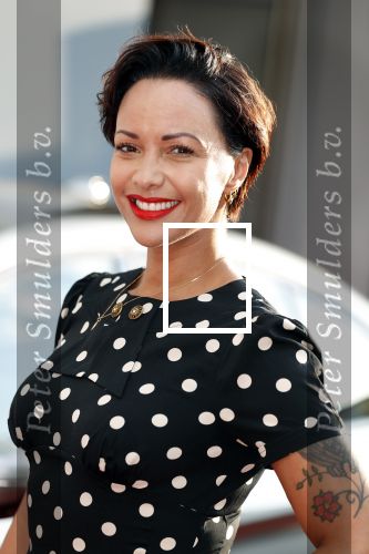 Amsterdam 30 juli 2018
Premiere Mission Impossible in Pathe Arena. Sonja Silva met man Pyke Pos