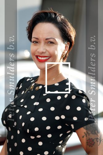 Amsterdam 30 juli 2018
Premiere Mission Impossible in Pathe Arena. Sonja Silva met man Pyke Pos