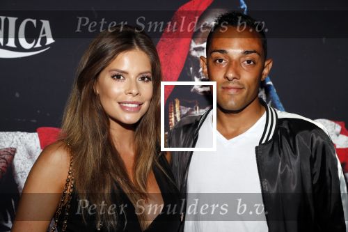 Amsterdam 3 juli 2018
Premiere Sicario in pathe Arena. Stephanie Tency met compagnon