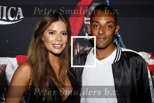 Amsterdam 3 juli 2018
Premiere Sicario in pathe Arena. Stephanie Tency met compagnon