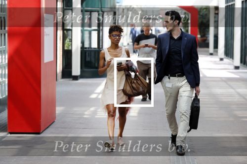 Amsterdam 12 juli 2018
Sylvana Simons loopt met collega door de stopera.