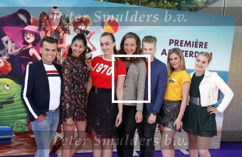 Amsterdam 15 juli 2018
De feestelijke Nederlandse premiÃ¨re van 
HOTEL TRANSSYLVANIÃ‹ 3 in PathÃ© Arena te Amsterdam. De Nederlandse stemacteurs Charly Luske, Fernando Halman, Ferry Doedens, Ilse Warringa, Tony Neef zijn aanwezig . The Teenz
