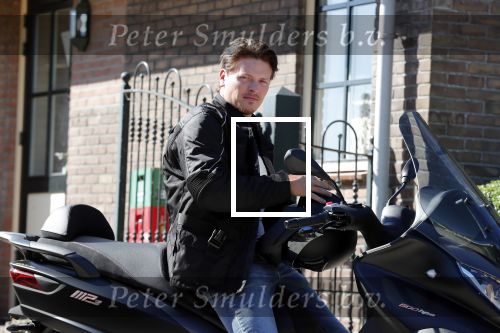 Vinkeveen 29 juni 2018
Thomas Berge op zijn nieuwe MP3 piaggio motor.