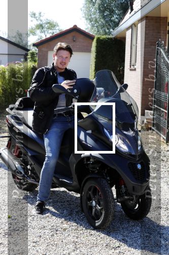 Vinkeveen 29 juni 2018
Thomas Berge op zijn nieuwe MP3 piaggio motor.