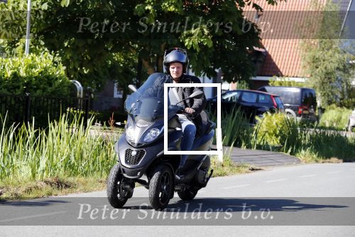 Vinkeveen 29 juni 2018
Thomas Berge op zijn nieuwe MP3 piaggio motor.