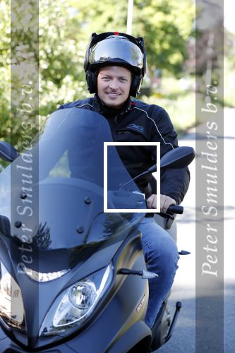 Vinkeveen 29 juni 2018
Thomas Berge op zijn nieuwe MP3 piaggio motor.