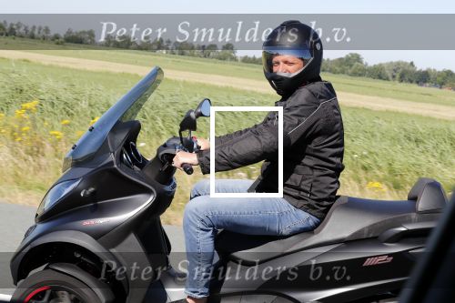 Vinkeveen 29 juni 2018
Thomas Berge op zijn nieuwe MP3 piaggio motor.