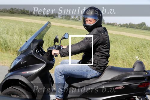 Vinkeveen 29 juni 2018
Thomas Berge op zijn nieuwe MP3 piaggio motor.