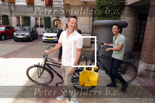 Amsterdam 15 juli 2018
Frits Huffnagel feestje voor zijn 50e verjaardag bij hotel the Grand. Tim Oliehoek met partner