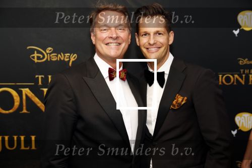 Amsterdam 15 juli 2019
Premiere the lion king in tuschinski. Albert Verlinde met een kennis