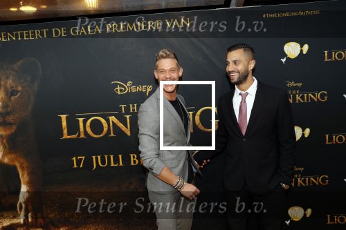 Amsterdam 15 juli 2019
Premiere the lion king in tuschinski. Ferry Doedens met zijn vriend