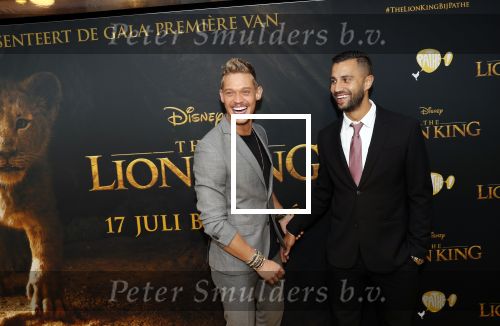 Amsterdam 15 juli 2019
Premiere the lion king in tuschinski. Ferry Doedens met zijn vriend
