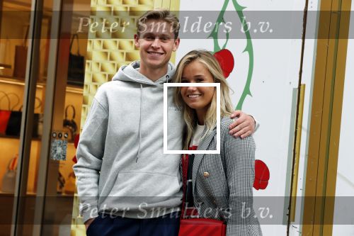 Amsterdam 3 juli 2019
Frenkie de Jong met zijn vriendin Mikky Kiemeney op de PC Hooftstraat. Frenkie draagt kleding van het merk van zijn vriendin.