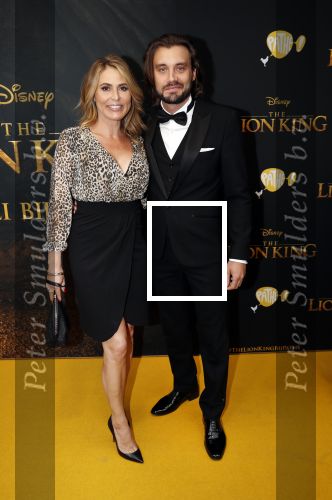 Amsterdam 15 juli 2019
Premiere the lion king in tuschinski. Heleen v Royen met partner Bart