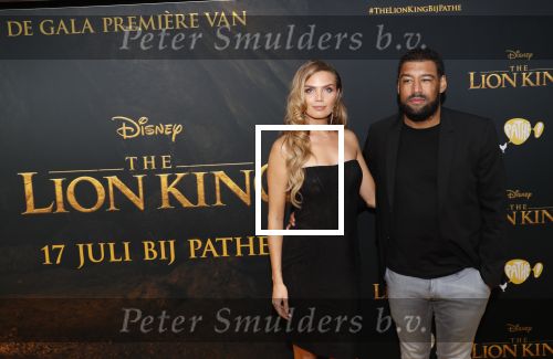 Amsterdam 15 juli 2019
Premiere the lion king in tuschinski. Kim Feenstra met vriend