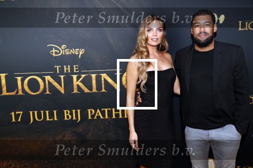 Amsterdam 15 juli 2019
Premiere the lion king in tuschinski. Kim Feenstra met vriend