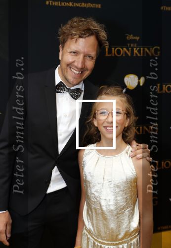 Amsterdam 15 juli 2019
Premiere the lion king in tuschinski. Klaas v Kruistum met dochter