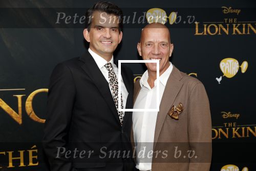 Amsterdam 15 juli 2019
Premiere the lion king in tuschinski. maurice Wijnen met partner