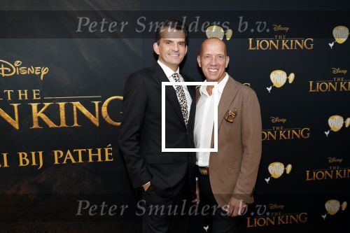 Amsterdam 15 juli 2019
Premiere the lion king in tuschinski. maurice Wijnen met partner