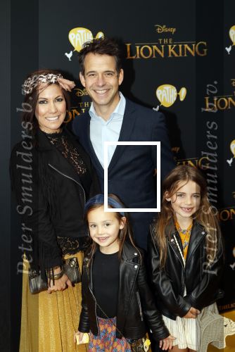 Amsterdam 15 juli 2019
Premiere the lion king in tuschinski. Pepijn Padberg met Nathalie de Hoop en hun dochter