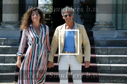 Brummen 23 juli 2019
Nicole Buch met haar nieuwe vriend George bij Kasteel Engelenburg